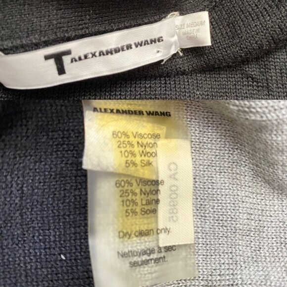 T by Alexander Wang Button Front Sweater Sz Medium - Picture 9 of 9